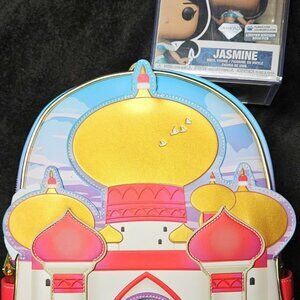 Loungefly Disney 30th Anniversary Aladdin Palace Backpack with Jasmine Funko